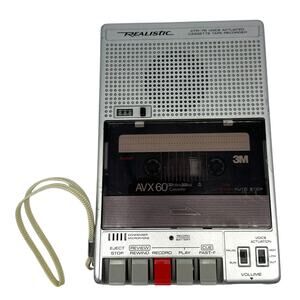Realistic CTR-75 Voice Activated Cassette Tape Recorder *FOR REPAIR*